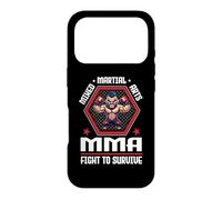 Carcasa para iPhone 17 Pro Mixed Martial Arts MMA Fight To Survive Cage Fighting