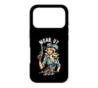 Carcasa para iPhone 17 Pro Moab Utah USA Cowgirl con diseño de Pistola Estilo Occidental
