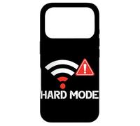 Carcasa para iPhone 17 Pro Modo Difícil Sin WiFi Divertido Jugador Broma Juegos Humor Videojuegos