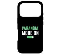 Carcasa para iPhone 17 Pro Modo Paranoia sobre Divertidos Expertos en Ciberseguridad Cibernética