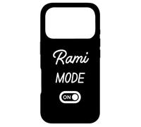 Carcasa para iPhone 17 Pro Modo Rami Activado Nombre Gracioso