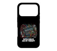 Carcasa para iPhone 17 Pro Modular Synthesizer Patch Cables Are My Therapy