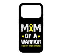 Carcasa para iPhone 17 Pro Mom of a Warrior Childhood Cancer Awareness Mother Women