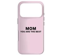 Carcasa para iPhone 17 Pro Mom You Are The Best in Black Vintage Style Fuente