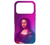 Carcasa para iPhone 17 Pro Mona Lisa Funda de teléfono Vaporwave Renacimiento 80s Art Deco Regalo