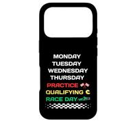 Carcasa para iPhone 17 Pro Monday Tuesday Thursday Practice Qualifying Race Day