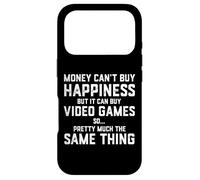 Carcasa para iPhone 17 Pro Money Can't Buy Happiness But It Can Buy Video Games Joke