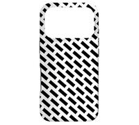Carcasa para iPhone 17 Pro Monochrome Geometric 60s Tiles Blocks Pattern