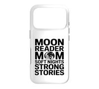 Carcasa para iPhone 17 Pro Moon Reader Mamá Noches Suaves Historias Fuertes