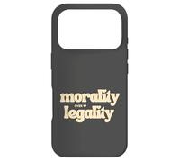Carcasa para iPhone 17 Pro Moralidad sobre la legalidad Código Moral Brújula Buen Humano Sé Amable