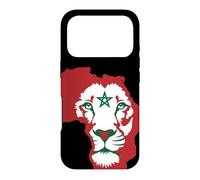 Carcasa para iPhone 17 Pro Morocco Flag Lion of Africa Proud Moroccan Football Game