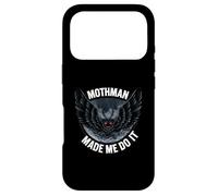 Carcasa para iPhone 17 Pro Mothman Made Me Do It Creepy Cryptid Paranormal