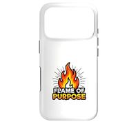 Carcasa para iPhone 17 Pro Motivación impulsada por un propósito Diseño de mentalidad de energía de Fuego