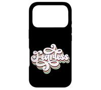 Carcasa para iPhone 17 Pro Motivacional gráfico Inspirador sin Miedo