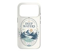 Carcasa para iPhone 17 Pro Mountain River Faith Verse Deep Waters Comfort Cita