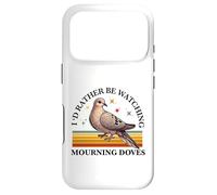 Carcasa para iPhone 17 Pro Mourning Dove Retro Vintage Bird Lover Mujeres Hombres Niñas Niños