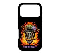 Carcasa para iPhone 17 Pro Muerde la Bala Halloween