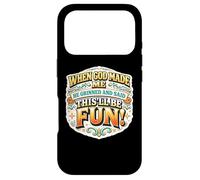 Carcasa para iPhone 17 Pro Mujer Cuando Dios me Hizo sonrió y Dijo Que Esto será Divertido