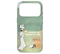 Carcasa para iPhone 17 Pro Mujer y su Perro Amante de los Libros Viviendo la Vida un capítulo a la Vez