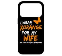 Carcasa para iPhone 17 Pro Multiple Sclerosis Awareness I Wear Orange FOR MY Wife