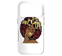 Carcasa para iPhone 17 Pro My Ancestors Dreams Granate Rojo Borgoña Ruby Afro Woman