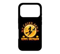 Carcasa para iPhone 17 Pro My Chihuahua Dog Rides Shotgun Halloween Costumes Dogs