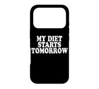 Carcasa para iPhone 17 Pro My Diet Starts Tomorrow La Dieta Empieza mañana