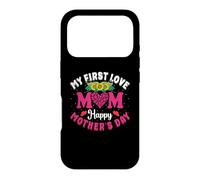 Carcasa para iPhone 17 Pro My First Love Mom Happy Mothers Day Heart Sunflower