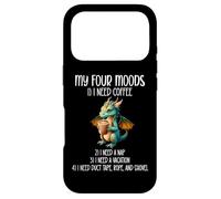 Carcasa para iPhone 17 Pro My Four Moods I Need Coffee I Need a Nap Dragon Coffee Lover