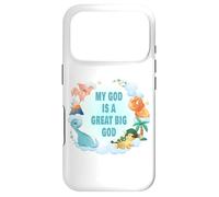 Carcasa para iPhone 17 Pro My God is a Big God - Christian Faith Kids & Adult Dinosaur