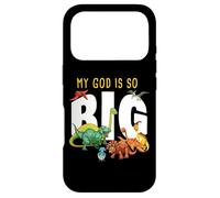 Carcasa para iPhone 17 Pro My God is So Big - Christian Faith Kids & Adult Dinosaur