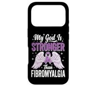 Carcasa para iPhone 17 Pro My God Is Stronger Than Fibromyalgia