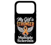Carcasa para iPhone 17 Pro My God Is Stronger Than Multiple Sclerosis