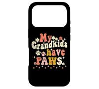 Carcasa para iPhone 17 Pro My Grandkids Have Paws Funny Pet Dog Cat Grandma Grandmother