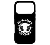 Carcasa para iPhone 17 Pro My Headset Is My Crown Funny Gamer Gaming Graphic