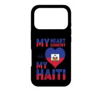 Carcasa para iPhone 17 Pro my Heart my Country my Haiti Haiti Flag
