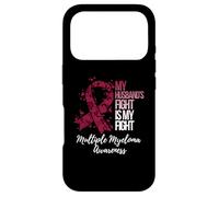 Carcasa para iPhone 17 Pro My Husband's Fight Is My Fight Multiple Myeloma Awareness