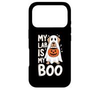 Carcasa para iPhone 17 Pro My Lab is my Boo - Divertido y Lindo gráfico de Perro Fantasma de Halloween