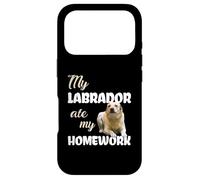 Carcasa para iPhone 17 Pro My Labrador Ate My Homework