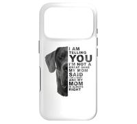 Carcasa para iPhone 17 Pro My Mom Said I Am a Baby Great Danane Dog Mommy Día de la Madre