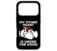 Carcasa para iPhone 17 Pro My Other Heart Is Under The Hood Quote