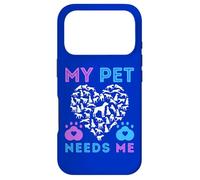 Carcasa para iPhone 17 Pro My Pet Needs Me Suicide Apoyo Emocional Mascotas Perro Niño Niña