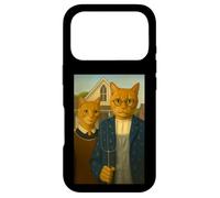 Carcasa para iPhone 17 Pro Mystic Americat Gothic - Famosa Parodia de Pintura