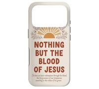 Carcasa para iPhone 17 Pro Nada más Que la Sangre de Jesús Redención Versículo