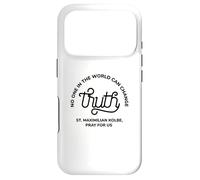 Carcasa para iPhone 17 Pro Nadie Puede Cambiar la Verdad San Maximiliano Kolbe Print