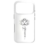 Carcasa para iPhone 17 Pro Namaste Lotus Flores Yoga Yogi Meditation Idea de Regalo