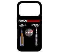 Carcasa para iPhone 17 Pro NASA Artemis Apollo Luna Misión SLS Saturn V