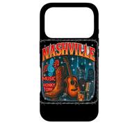 Carcasa para iPhone 17 Pro Nashville Bootleg Retro Music City Gráfico