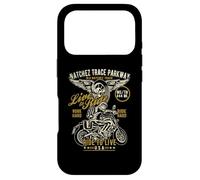 Carcasa para iPhone 17 Pro Natchez Trace Parkway MS TN USA - Motocicleta con diseño Desgastado
