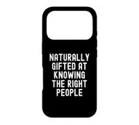 Carcasa para iPhone 17 Pro Naturalmente dotado para Conocer a Las Personas adecuadas Mujeres ingeniosas Hombres